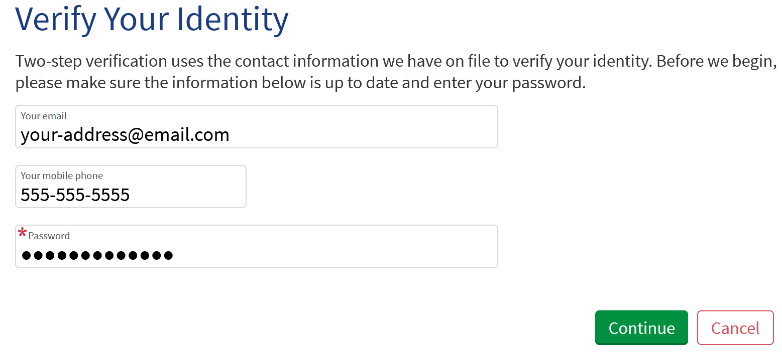 Verify your email address